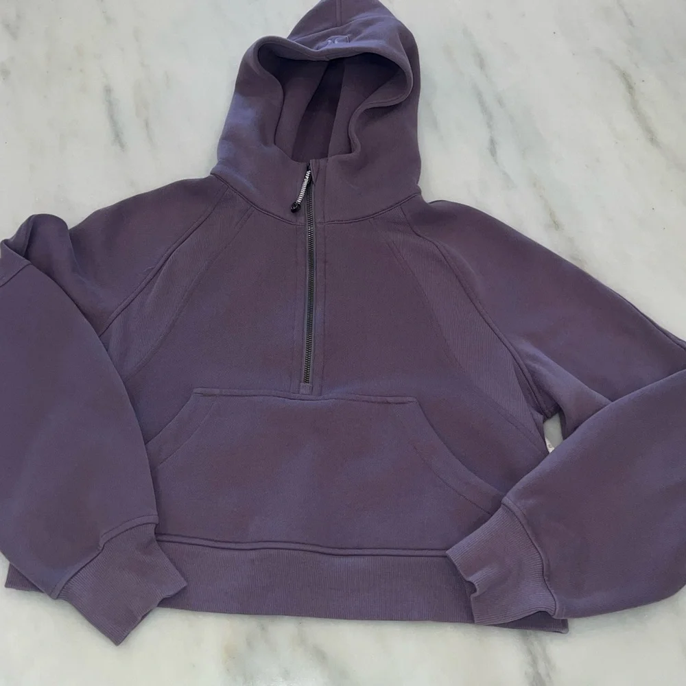 Lululemon Scuba Oversized Half-Zip Hoodie
Purple Ash sz xs s read - Picture 2 of 11